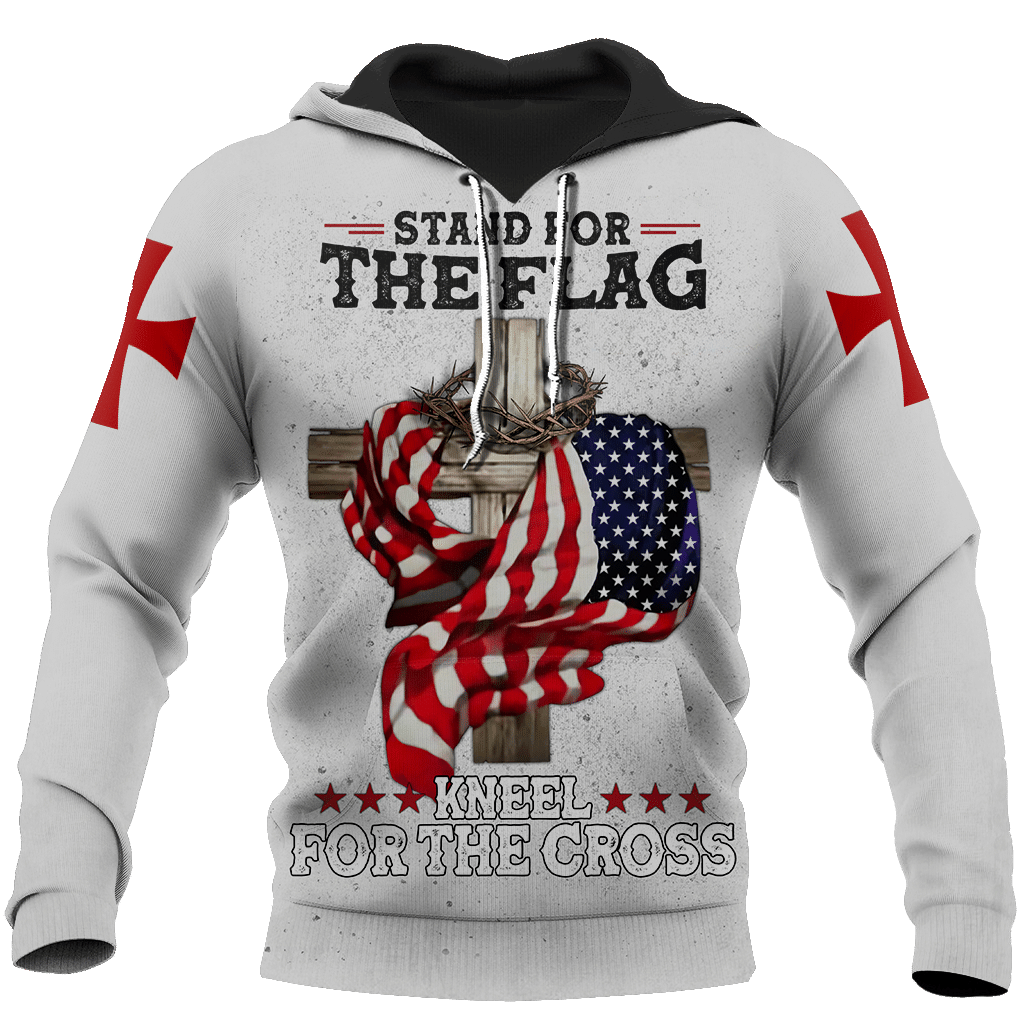 Easter God Jesus American Flag Patriotic Unisex 3D Hoodie