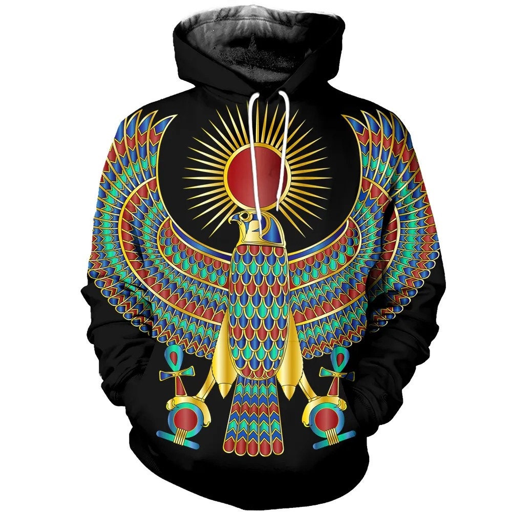 Egyptian Sun God Horus AOP Unisex Hoodie