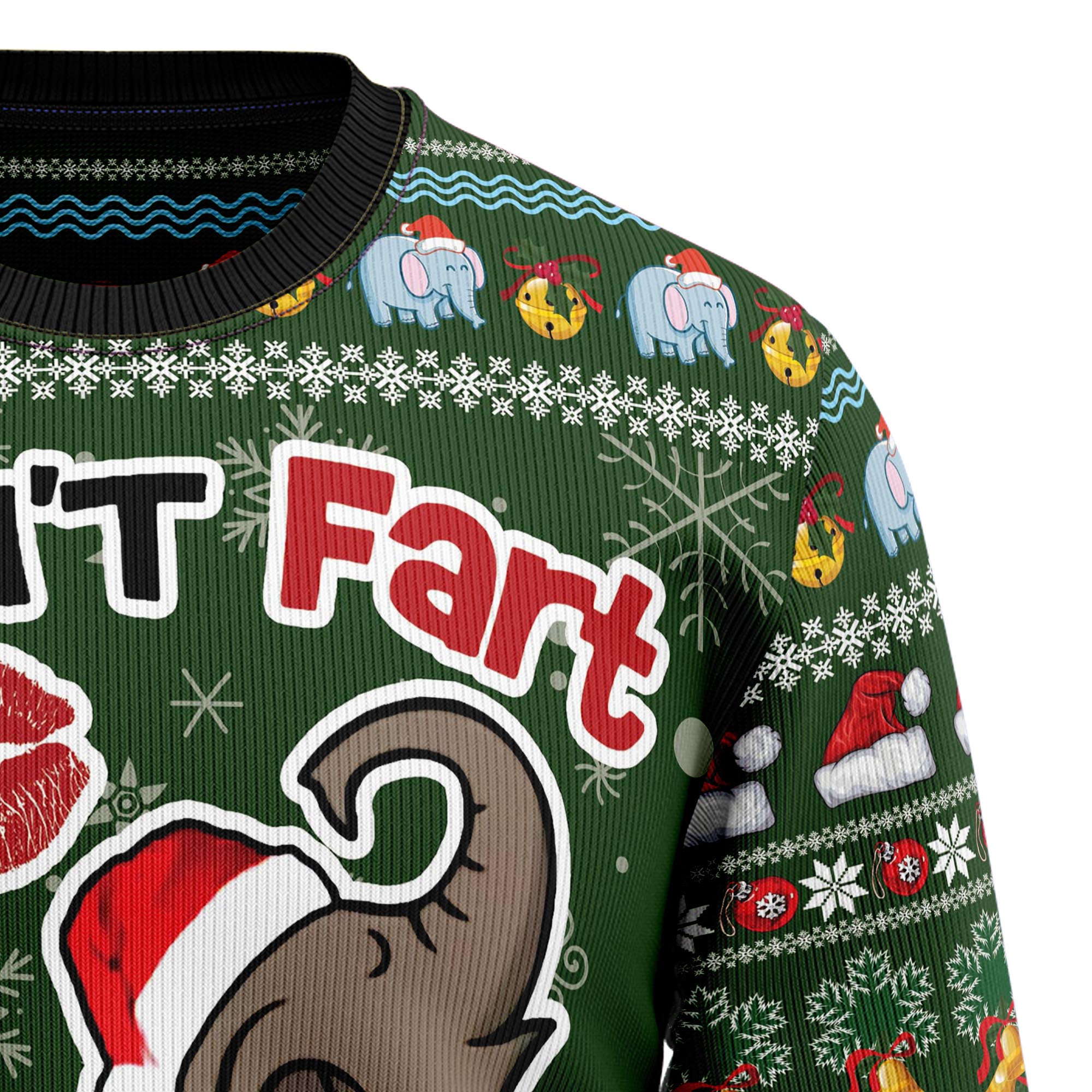 Elephant I Didn’t Fart My Butt Blew You A Kiss HT102714 Ugly Christmas Sweater- Best Christmas Gifts 2023 Elephant I Didn’t Fart My Butt Blew You A Kiss HT102714 Ugly Christmas Sweater- Best Christmas Gifts 2023