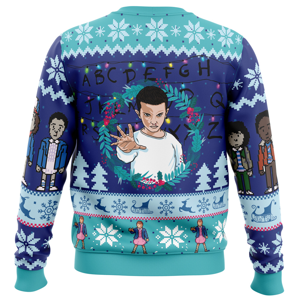 Eleven Stranger Things Ugly Christmas Sweater- Best Christmas Gifts 2023