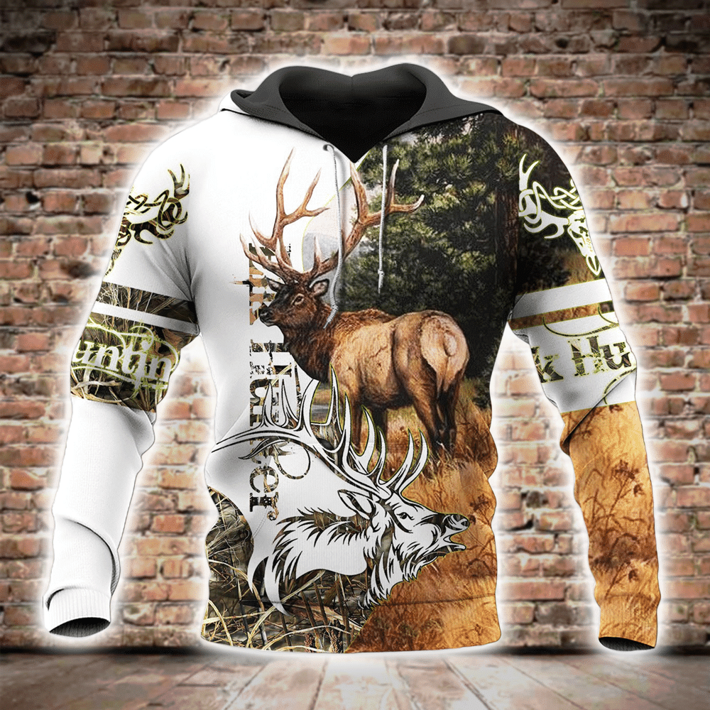 Elk Hunting White Camo Unique