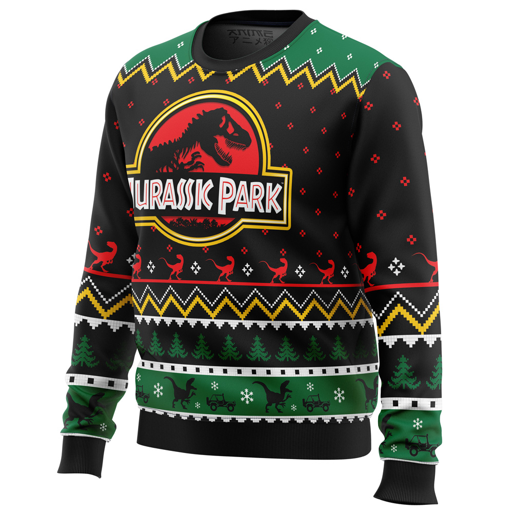 Ethics of Cloning Jurassic Park Ugly Christmas Sweater- Best Christmas Gifts 2023