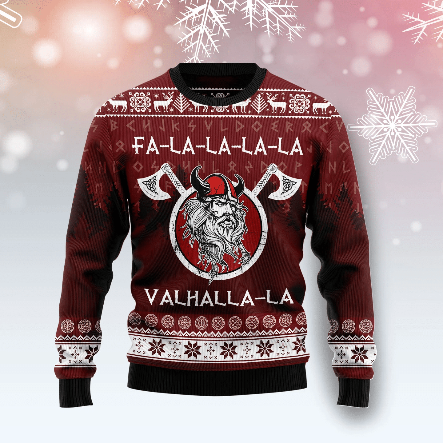 Falalala Valhallala Viking  Ugly Christmas Sweater – Best Christmas Gifts 2023