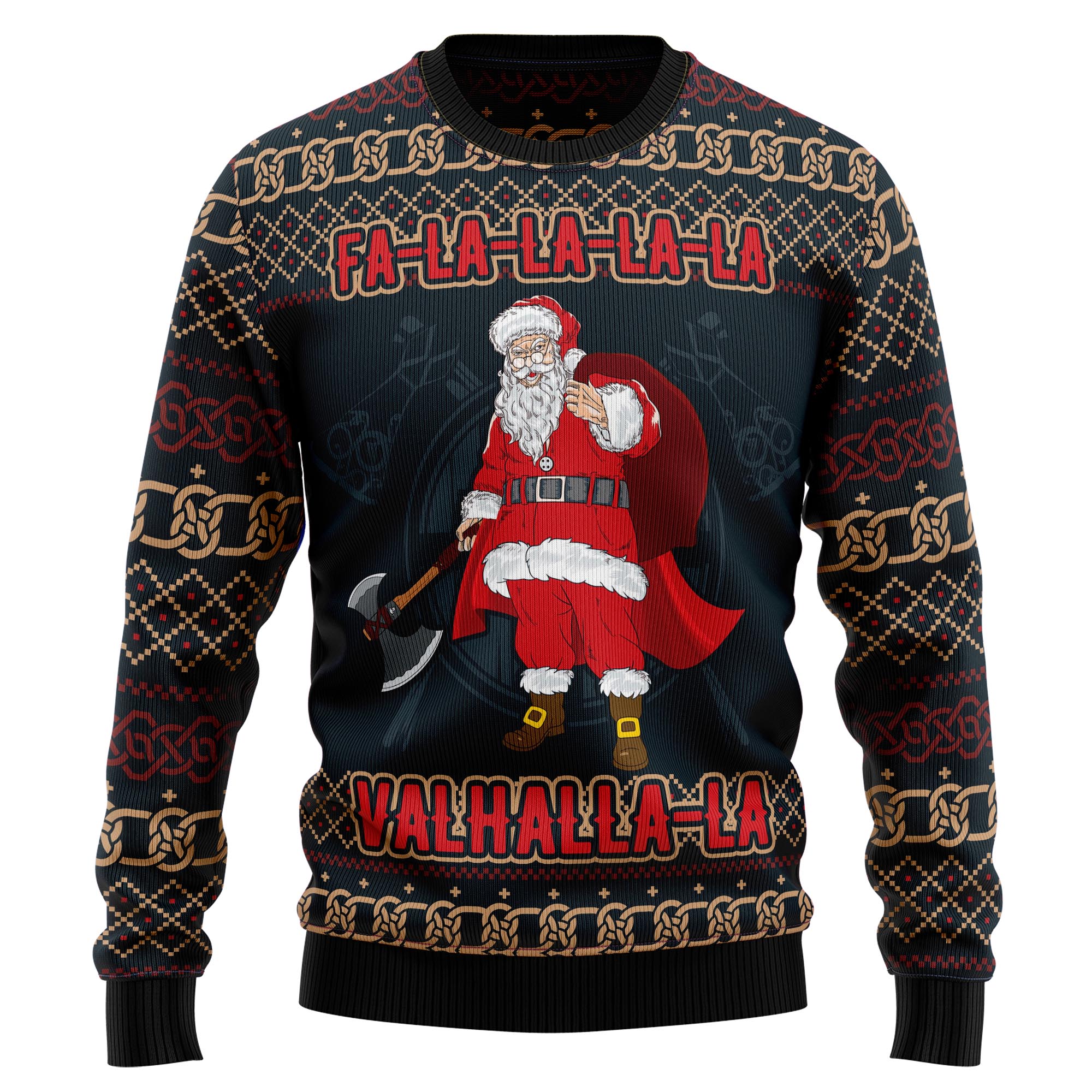 FaLaLaLa ValhallaLa Viking HZ112311 Ugly Christmas Sweater- Best Christmas Gifts 2023