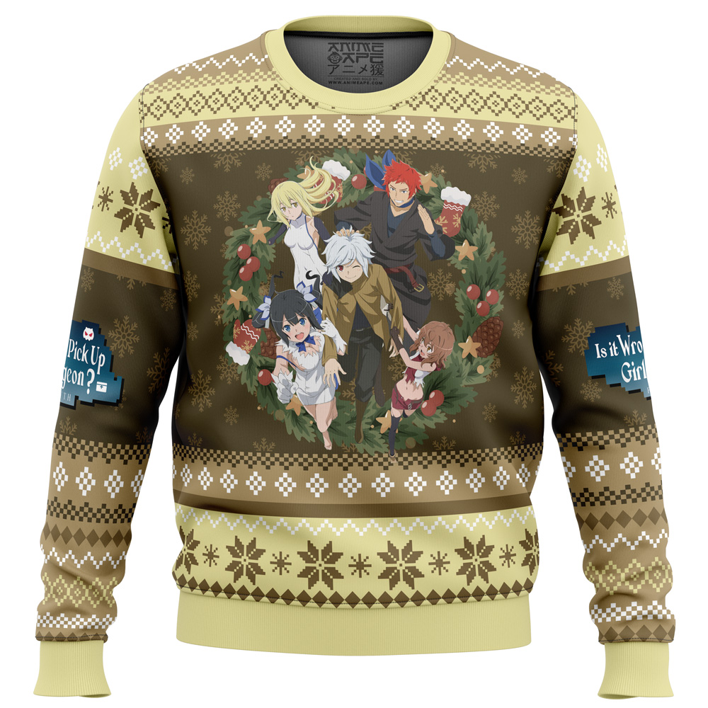 Familia Myth DanMachi Ugly Christmas Sweater- Best Christmas Gifts 2023