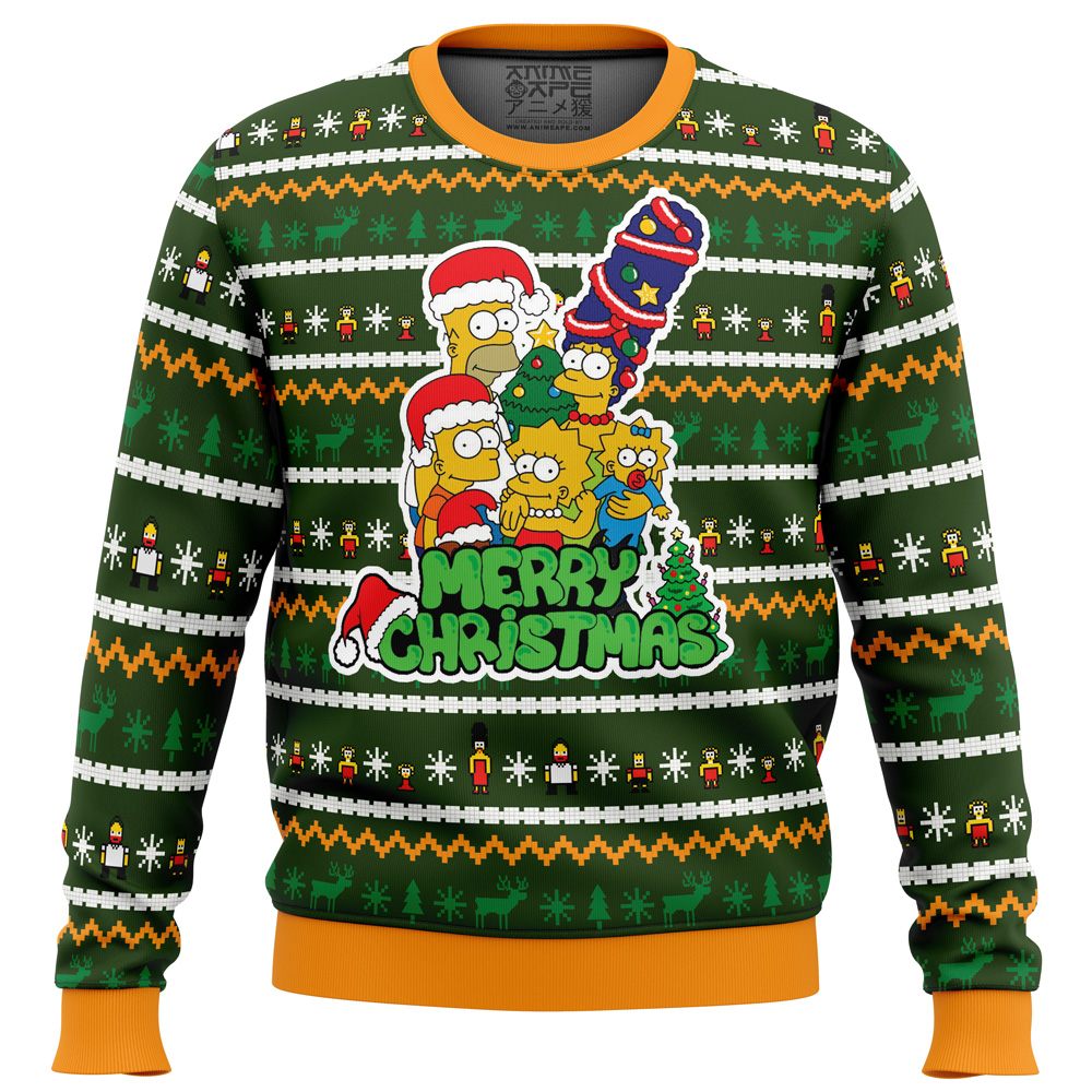 Family Tradition The Simpsons Ugly Christmas Sweater- Best Christmas Gifts 2023