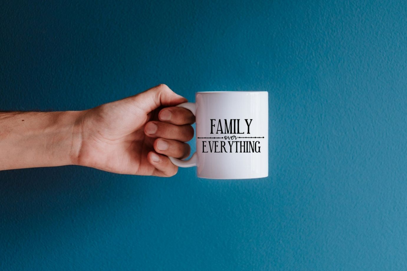 Family Valentines Day Mug