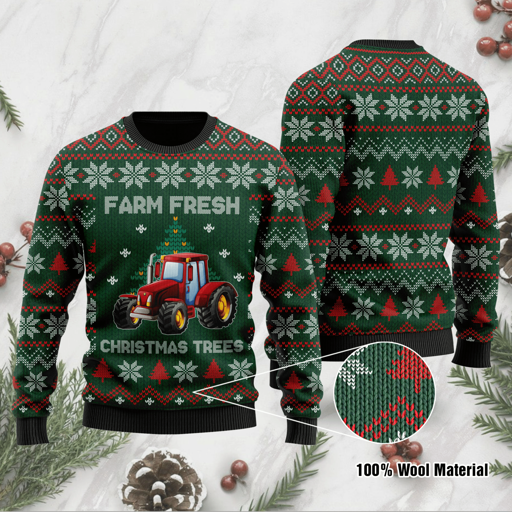 Farm Fresh Ugly Christmas Sweater – Best Christmas Gifts 2023