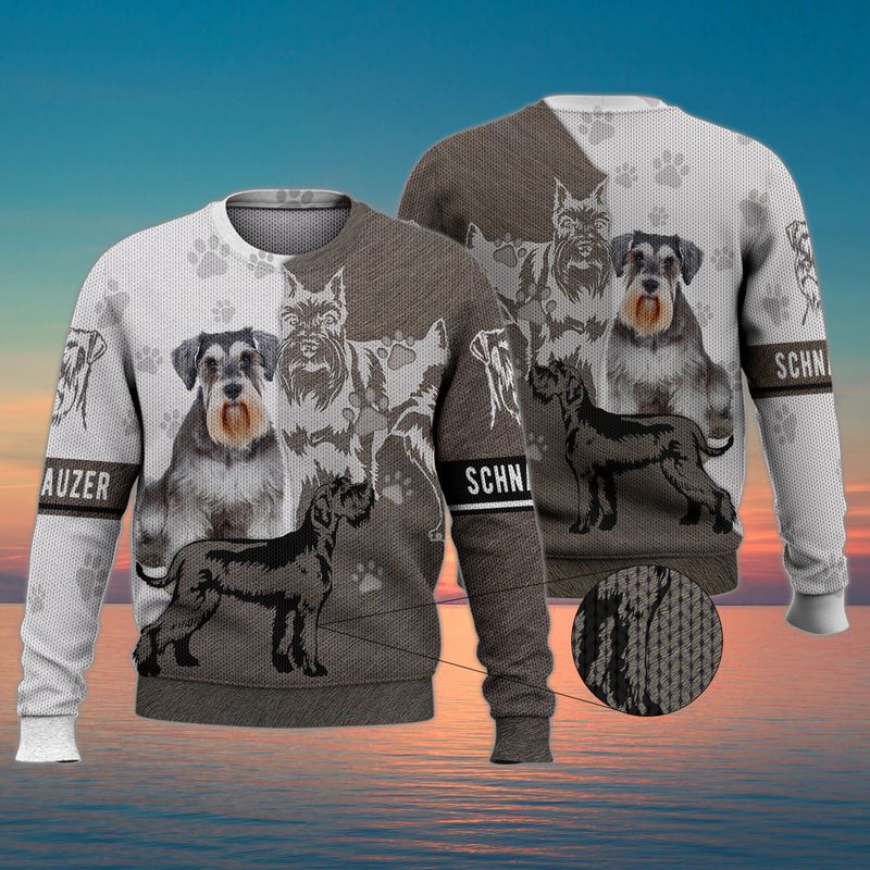 Fashionable Schnauzer Ugly Christmas Sweater- Best Christmas Gifts 2023