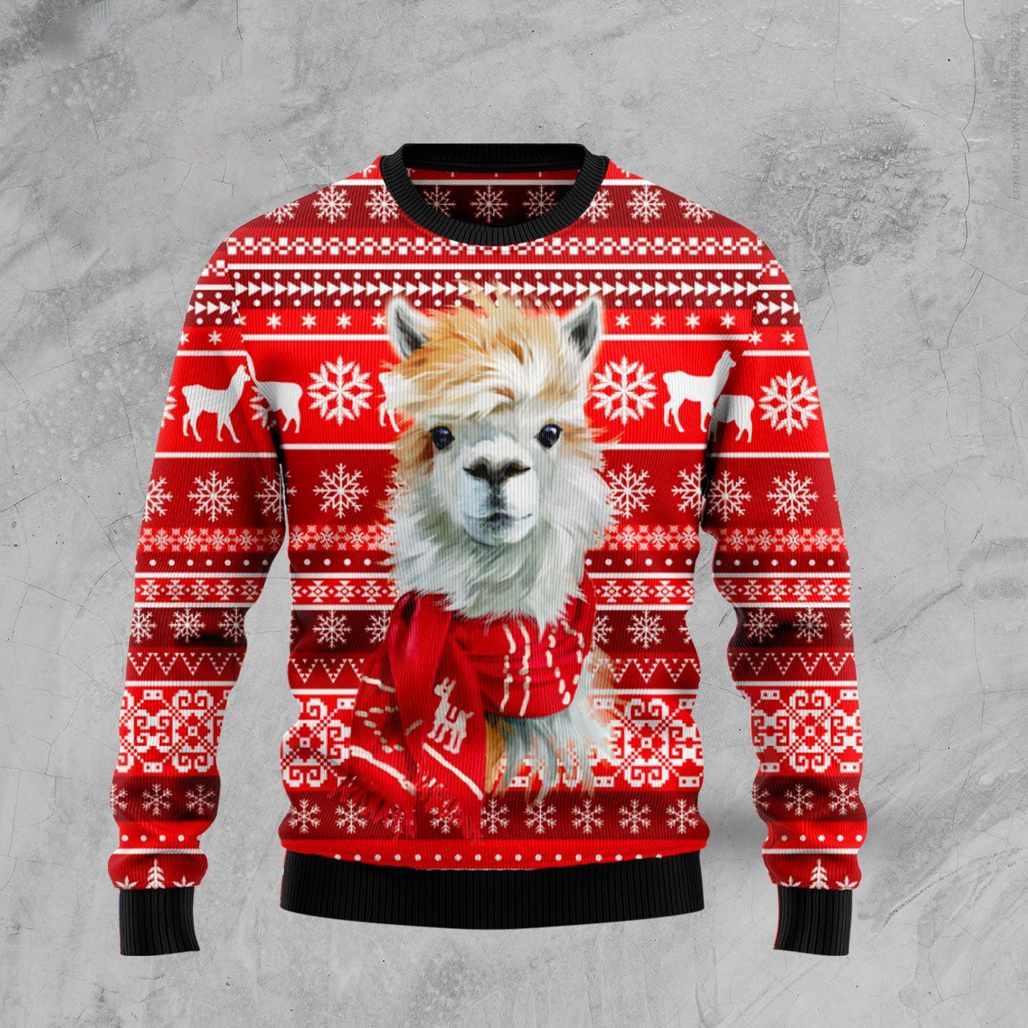 Festive Llama Xmas Christmas Ugly Christmas Sweater- Best Christmas Gifts 2023