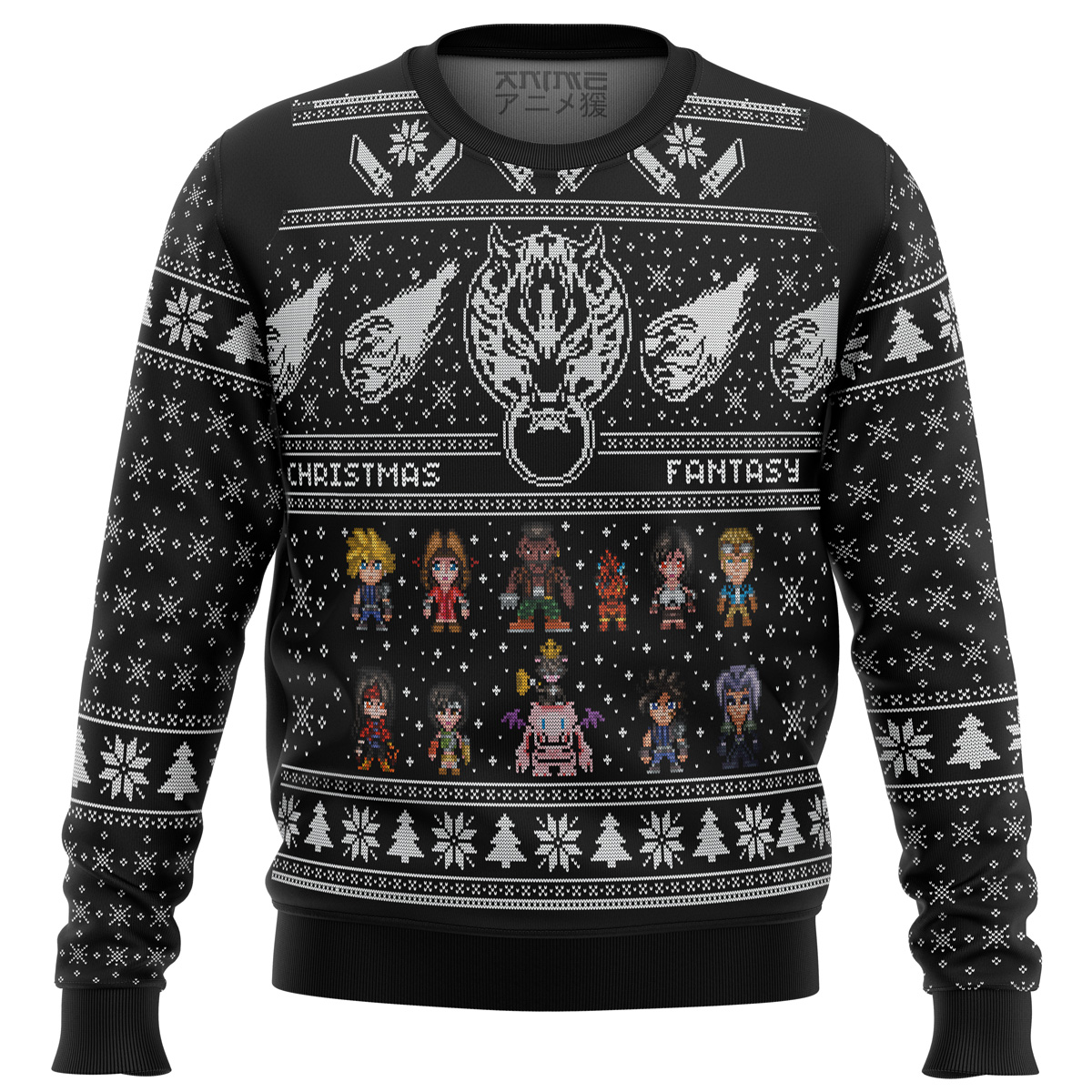 Final Fantasy 7 VII FF7 Ugly Christmas Sweater- Best Christmas Gifts 2023