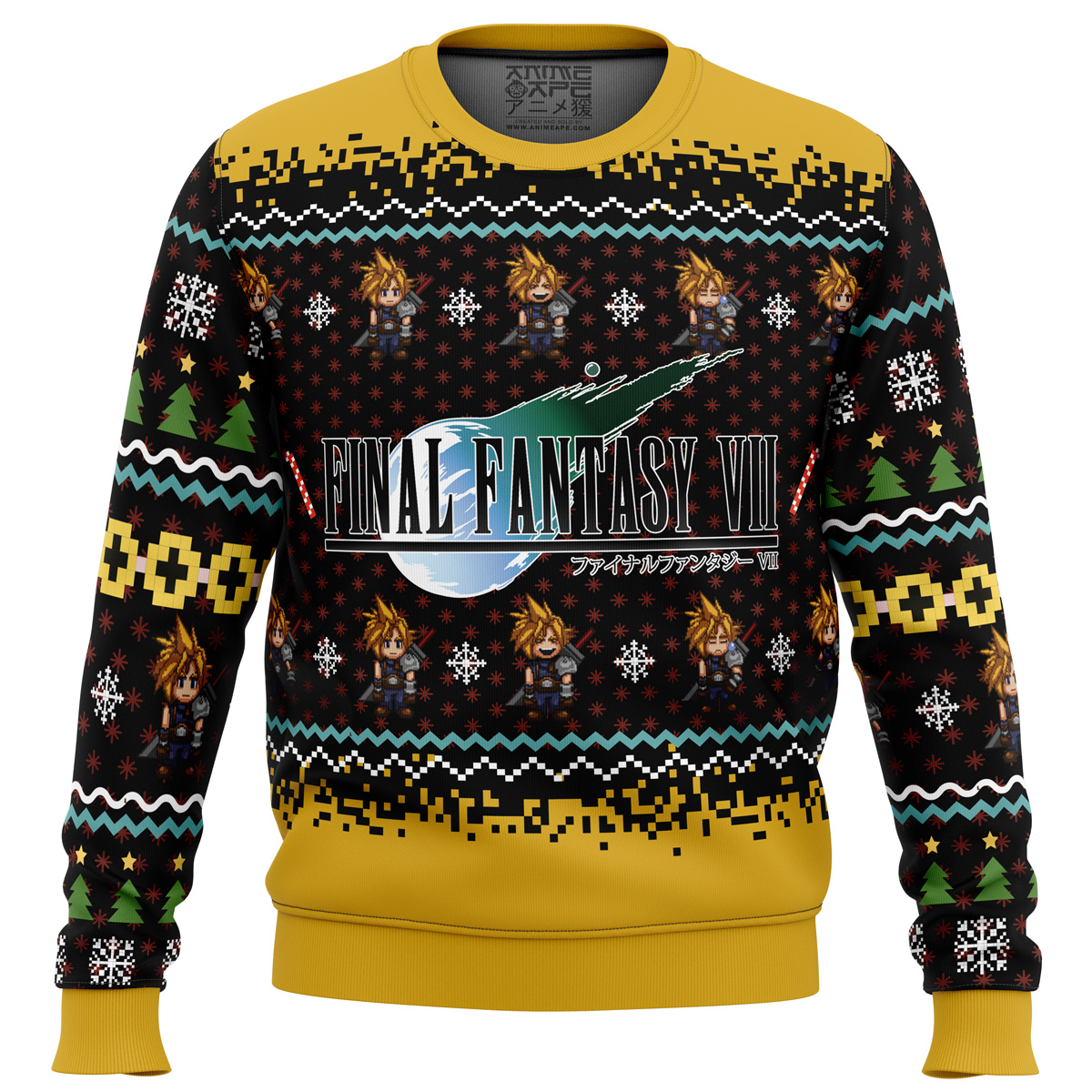 Final Fantasy VII Ugly Christmas Sweater- Best Christmas Gifts 2023