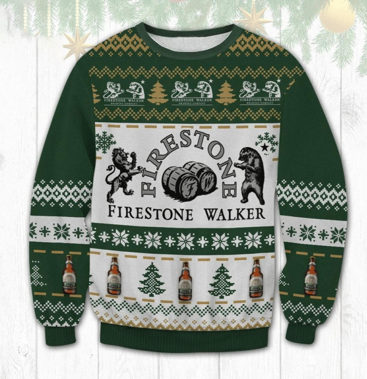 Firestone Walker Beer Ugly Sweater , Firestone Walker Beer Gift Fan Ugly Sweater- Best Christmas Gifts 2023