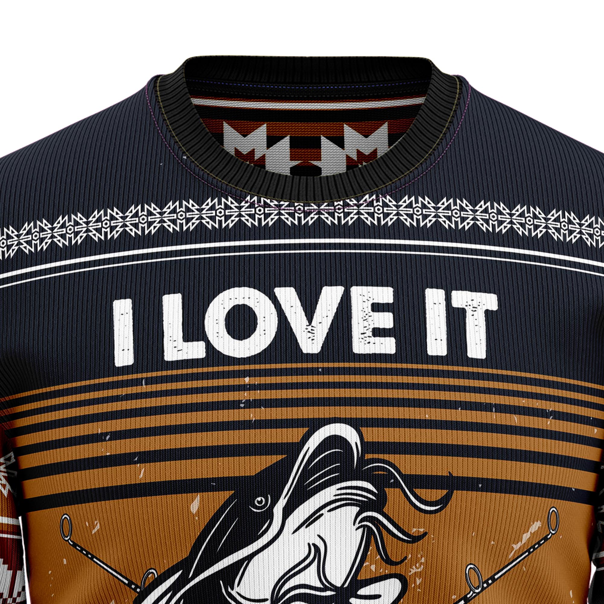 Fishing I Love It T110 Ugly Christmas Sweater- Best Christmas Gifts 2023