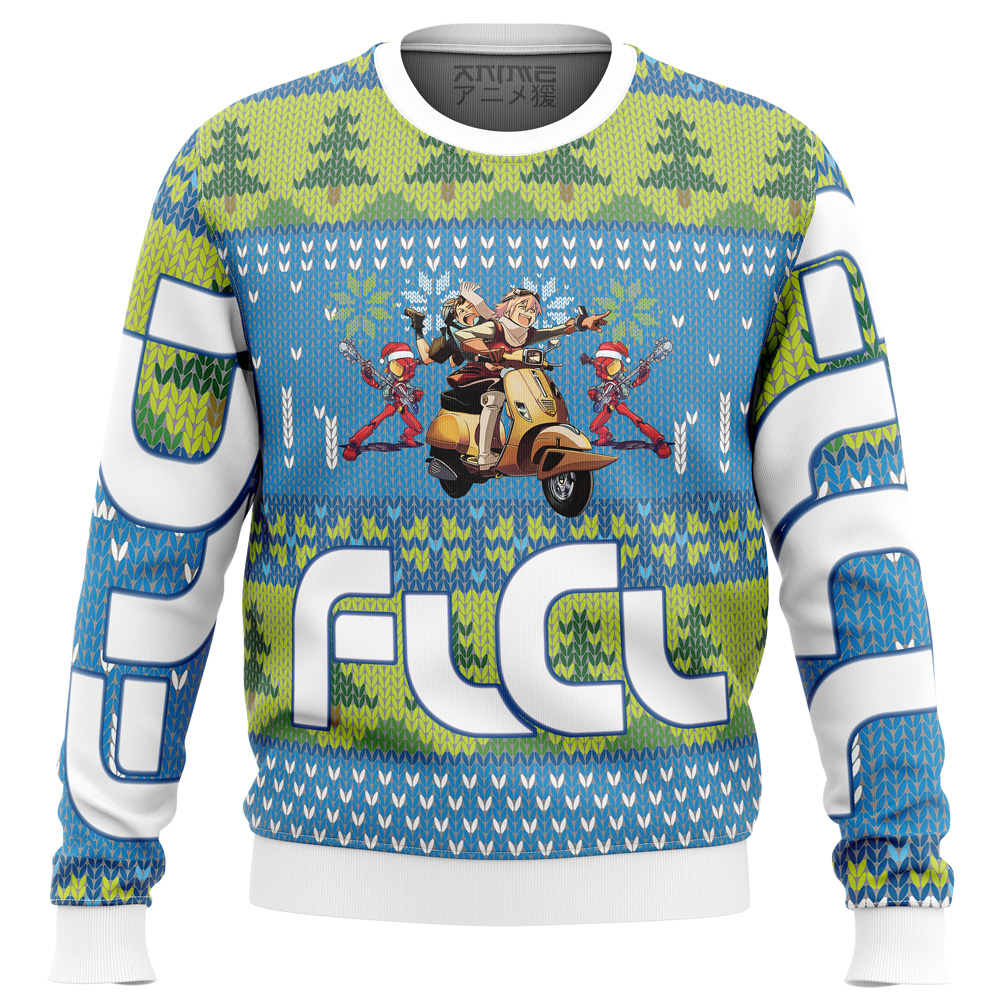 FLCL Fooly Cooly Alt Ugly Christmas Sweater- Best Christmas Gifts 2023