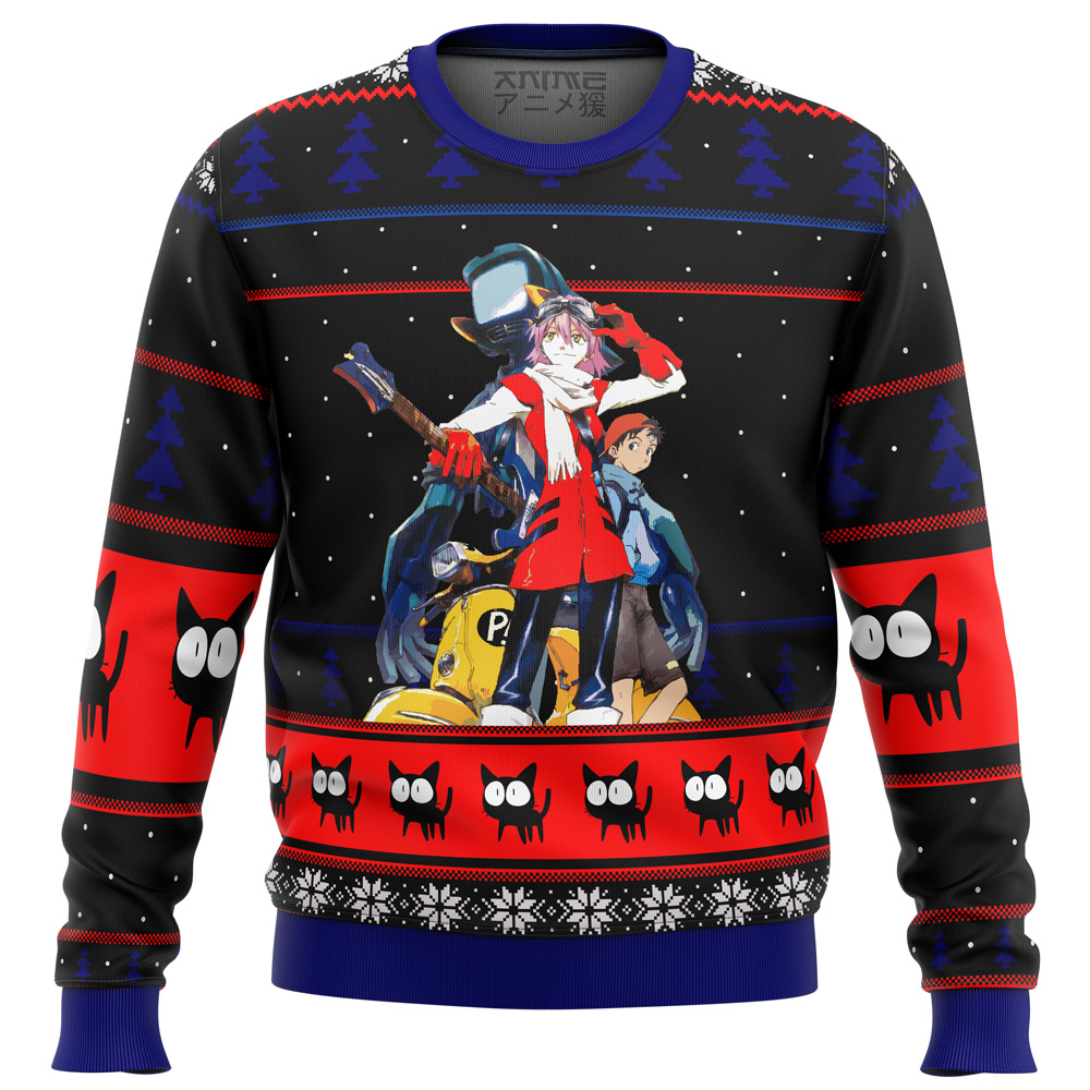 FLCL Poster Ugly Christmas Sweater- Best Christmas Gifts 2023