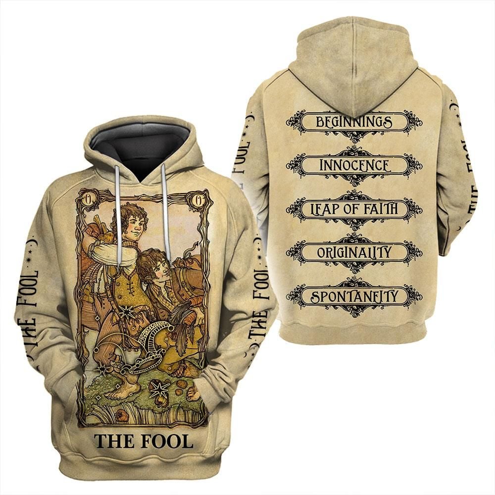 Fortune Telling The Fool 3D Hoodie