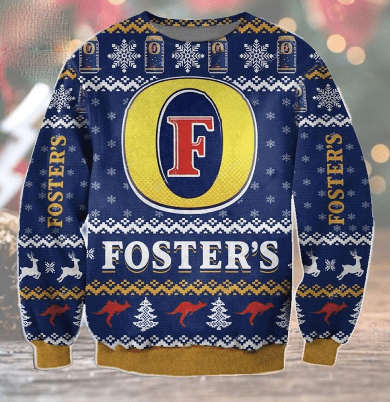 Fosters Beer Ugly Sweater , Fosters Beer Gift Fan Ugly Sweater- Best Christmas Gifts 2023