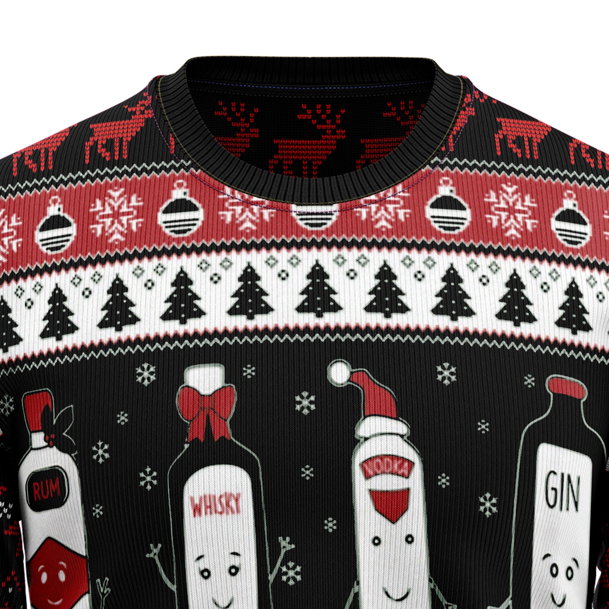 Full Of Christmas Spirits HT041206 Ugly Christmas Sweater- Best Christmas Gifts 2023