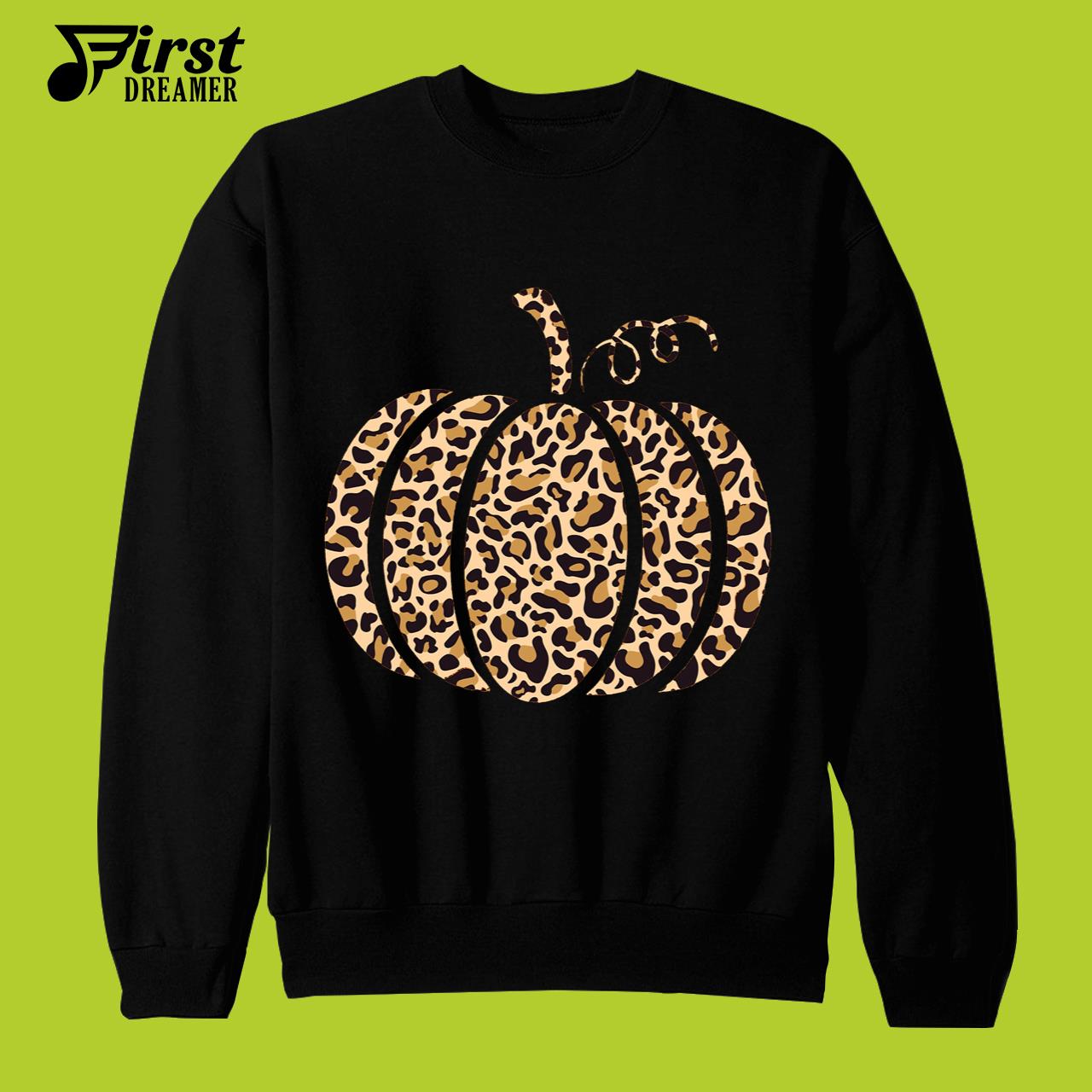 Funny Thanksgiving Shirts Leopard Pumpkin