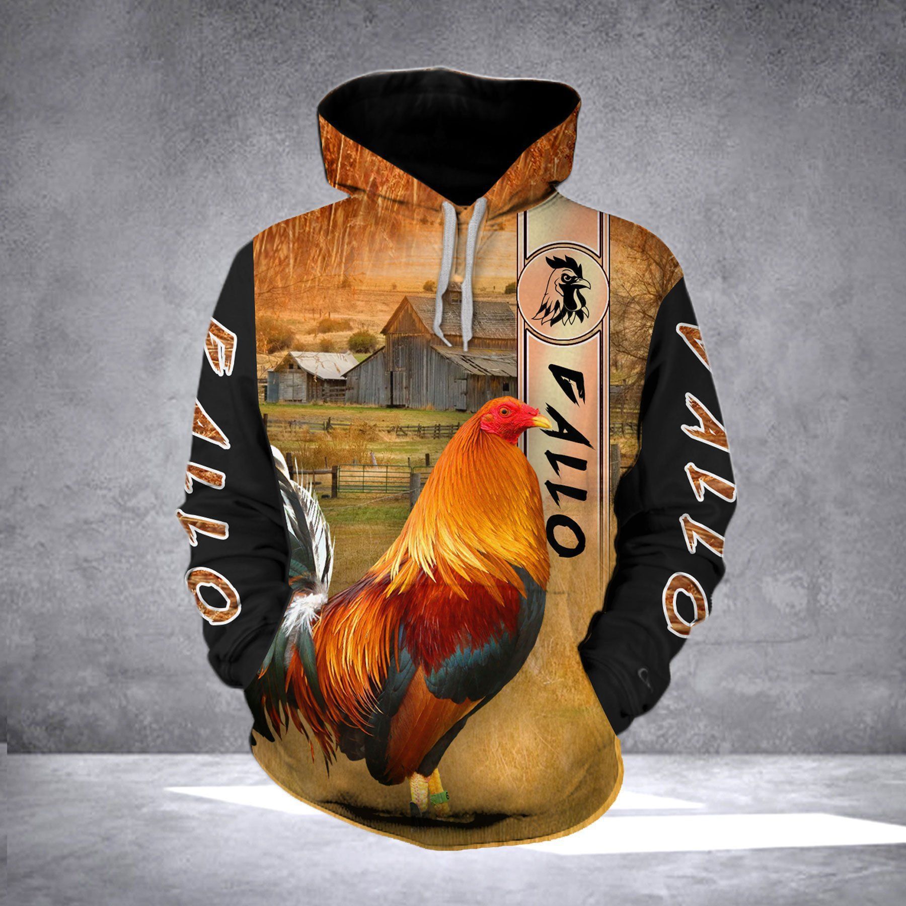 Gallo Ranch Grass 3D Hoodie