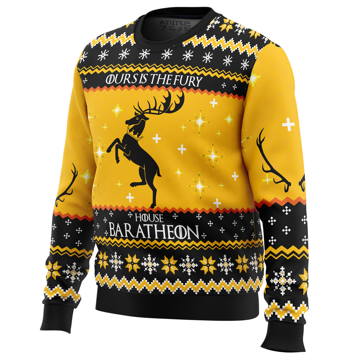 Game of Thrones House Baratheon Ugly Christmas Sweater- Best Christmas Gifts 2023