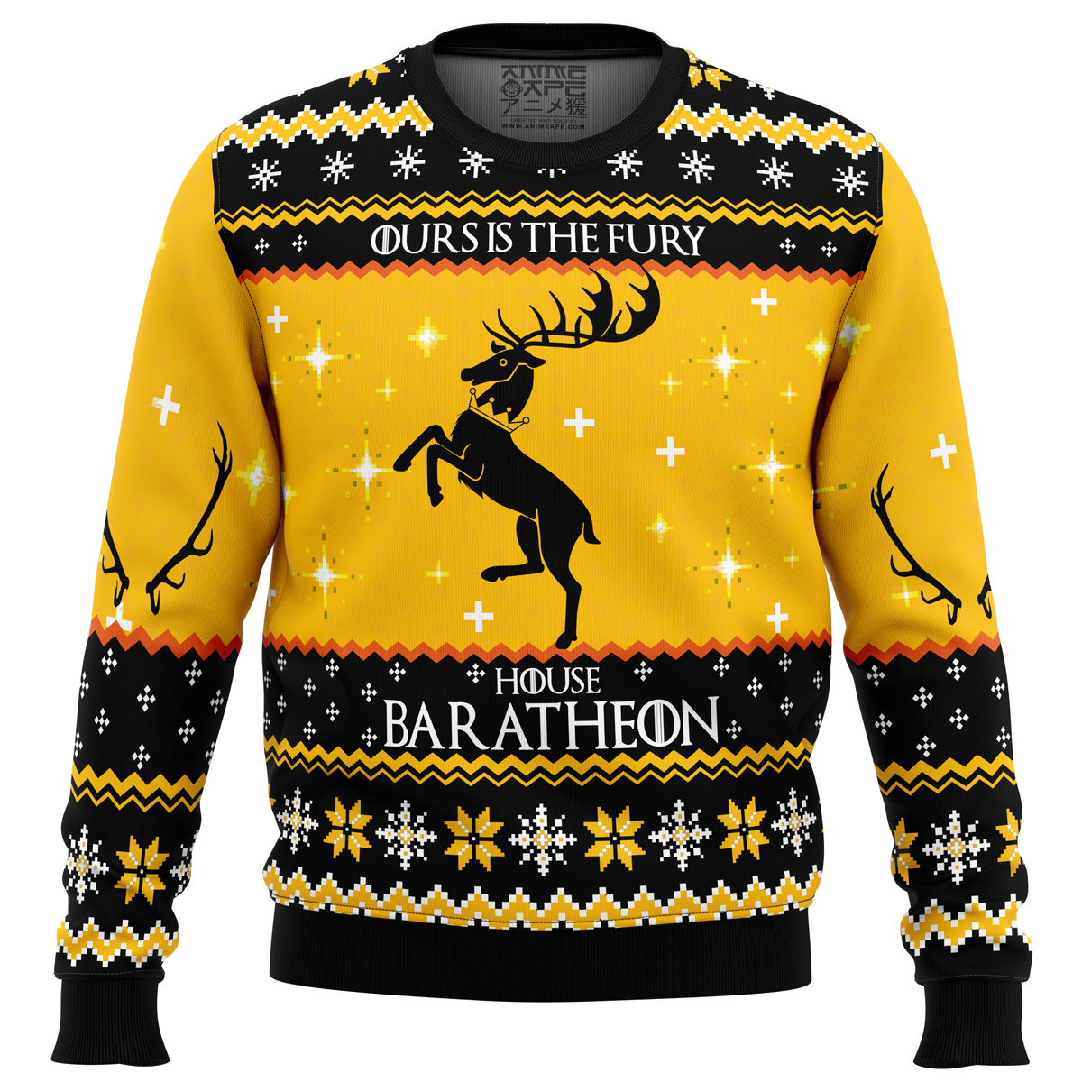 Game of Thrones House Baratheon Ugly Christmas Sweater- Best Christmas Gifts 2023