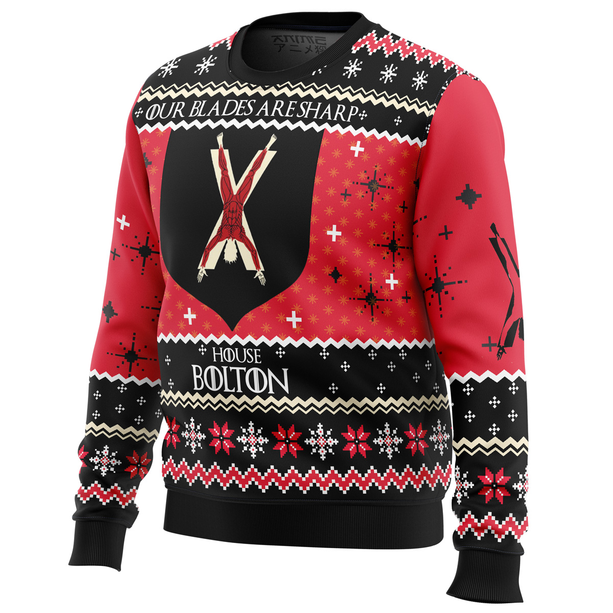 Game of Thrones House Bolton Ugly Christmas Sweater- Best Christmas Gifts 2023