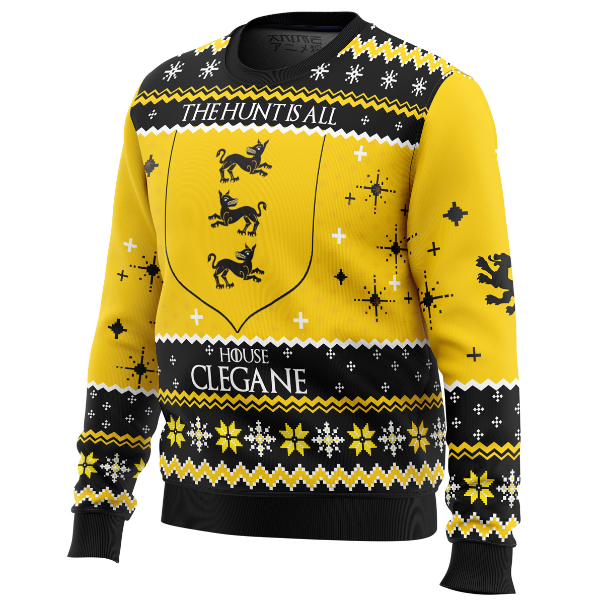 Game of Thrones House Clegane Ugly Christmas Sweater- Best Christmas Gifts 2023