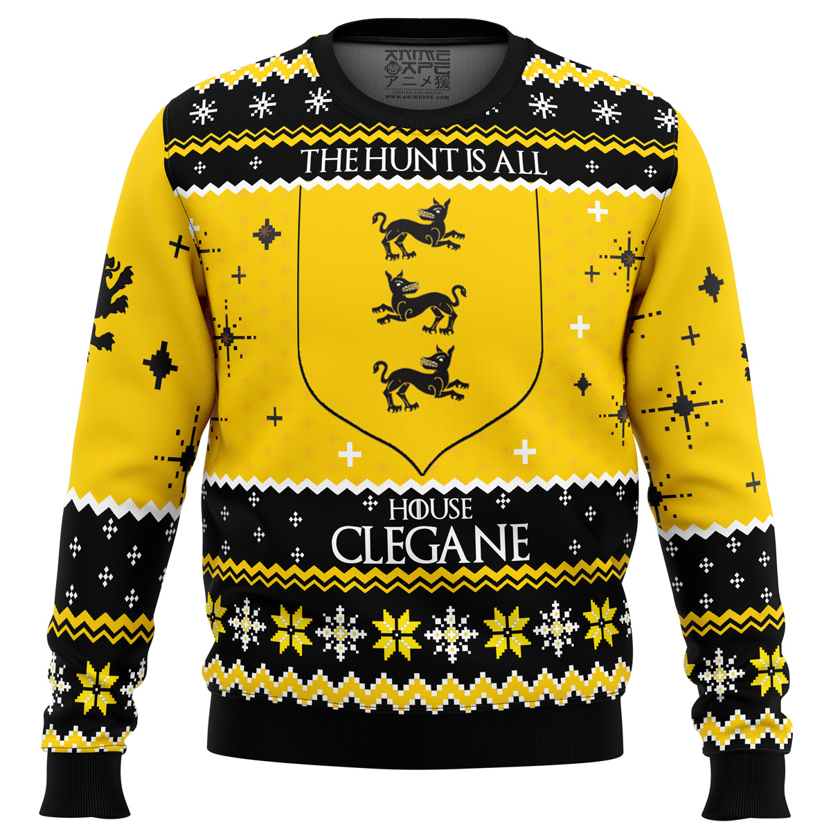 Game of Thrones House Clegane Ugly Christmas Sweater- Best Christmas Gifts 2023