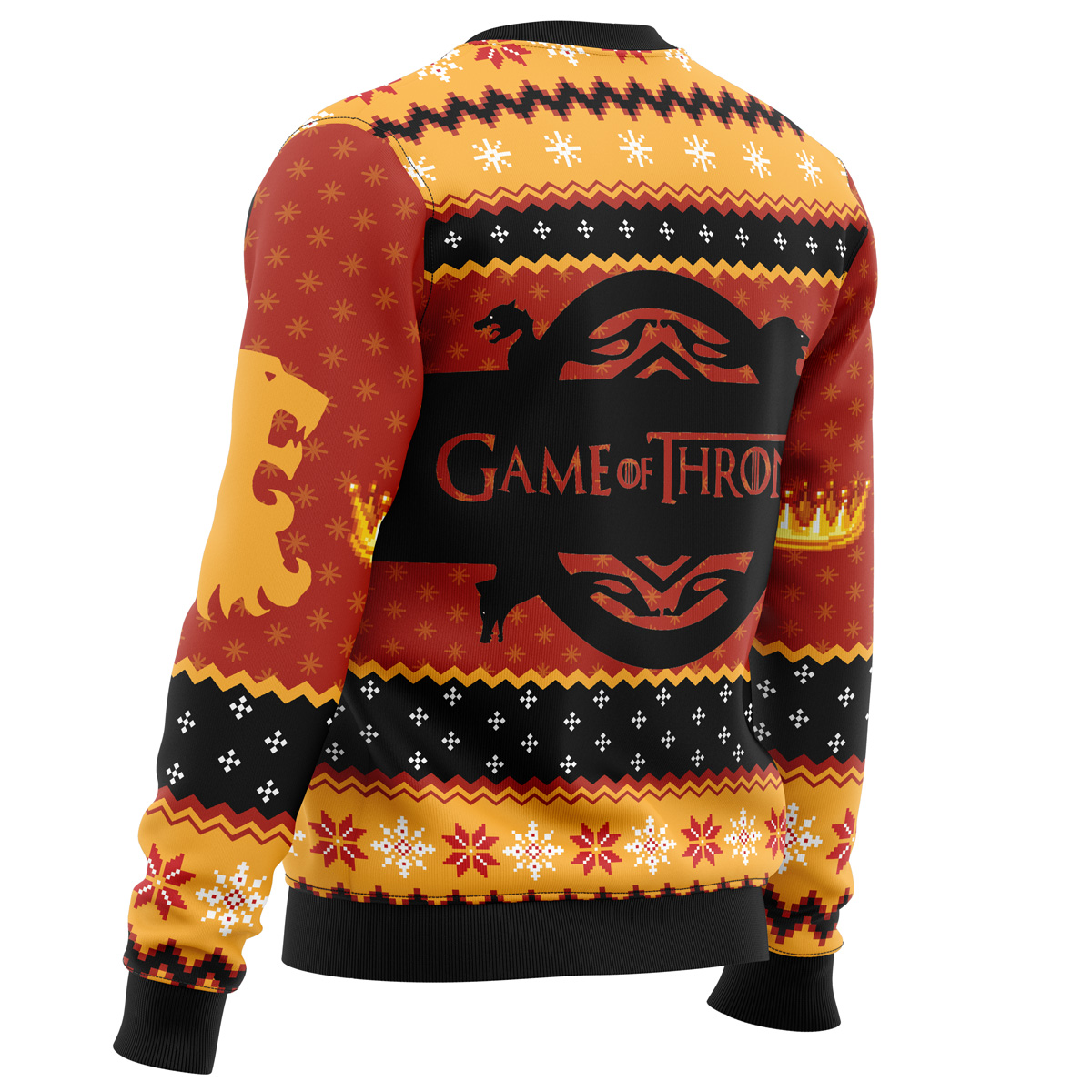 Game of Thrones House Lannister Ugly Christmas Sweater- Best Christmas Gifts 2023 Game of Thrones House Lannister Ugly Christmas Sweater- Best Christmas Gifts 2023