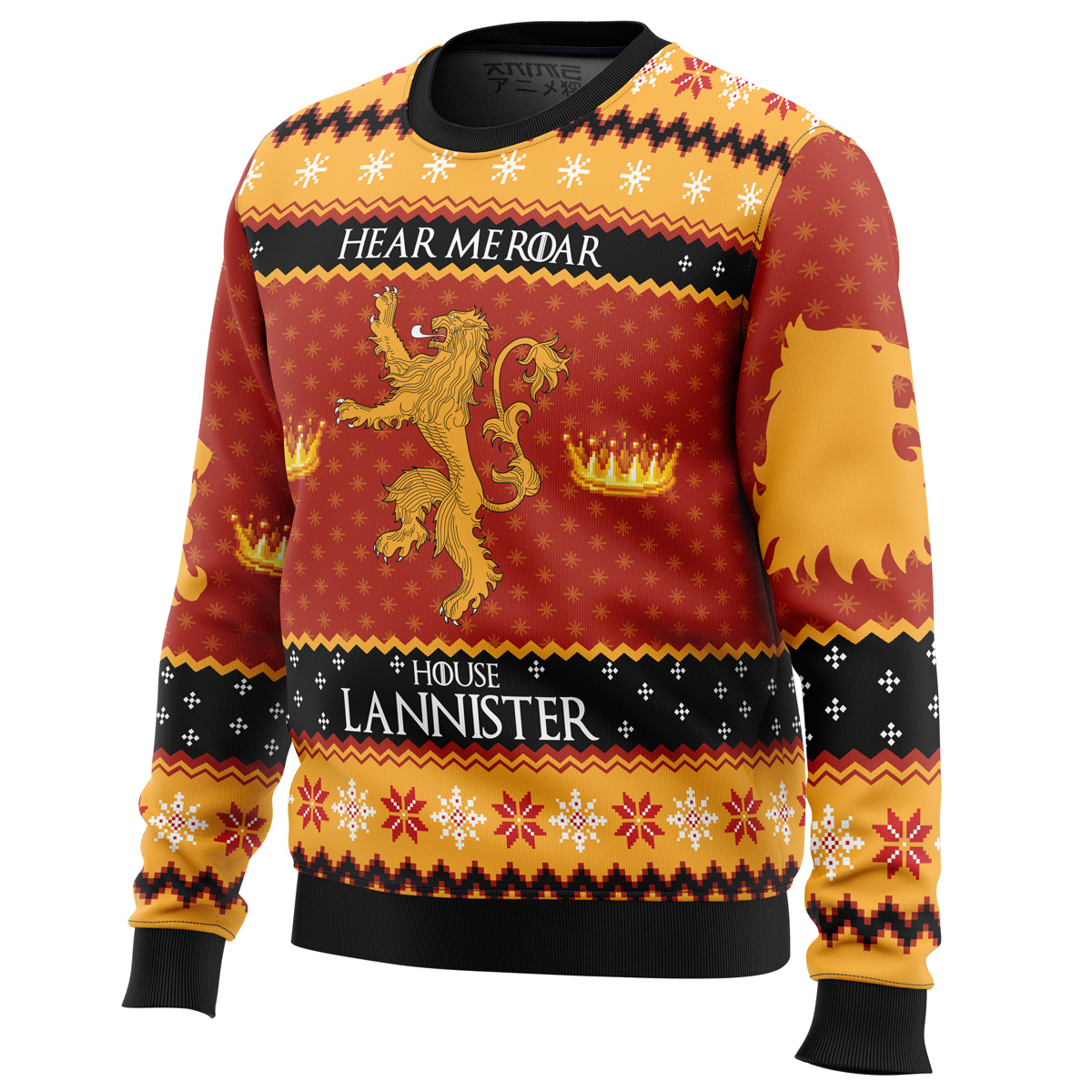 Game of Thrones House Lannister Ugly Christmas Sweater- Best Christmas Gifts 2023