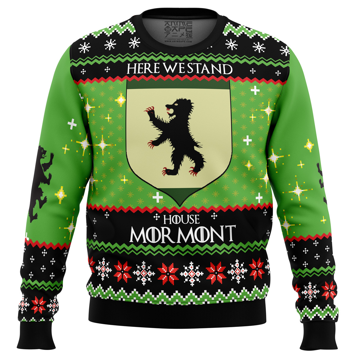 Game of Thrones House Mormont Ugly Christmas Sweater- Best Christmas Gifts 2023