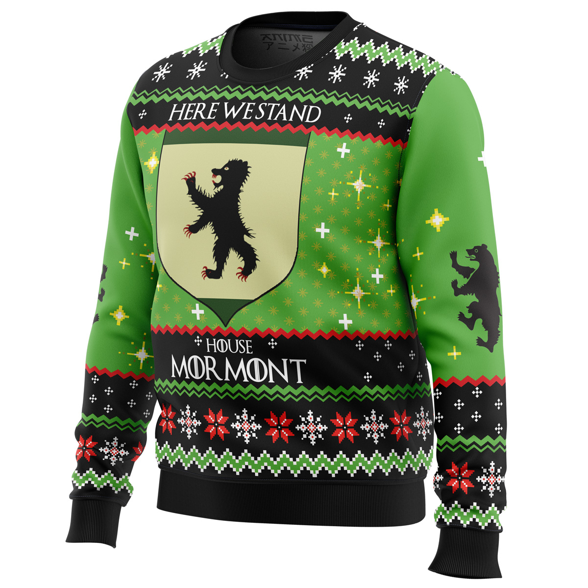 Game of Thrones House Mormont Ugly Christmas Sweater- Best Christmas Gifts 2023