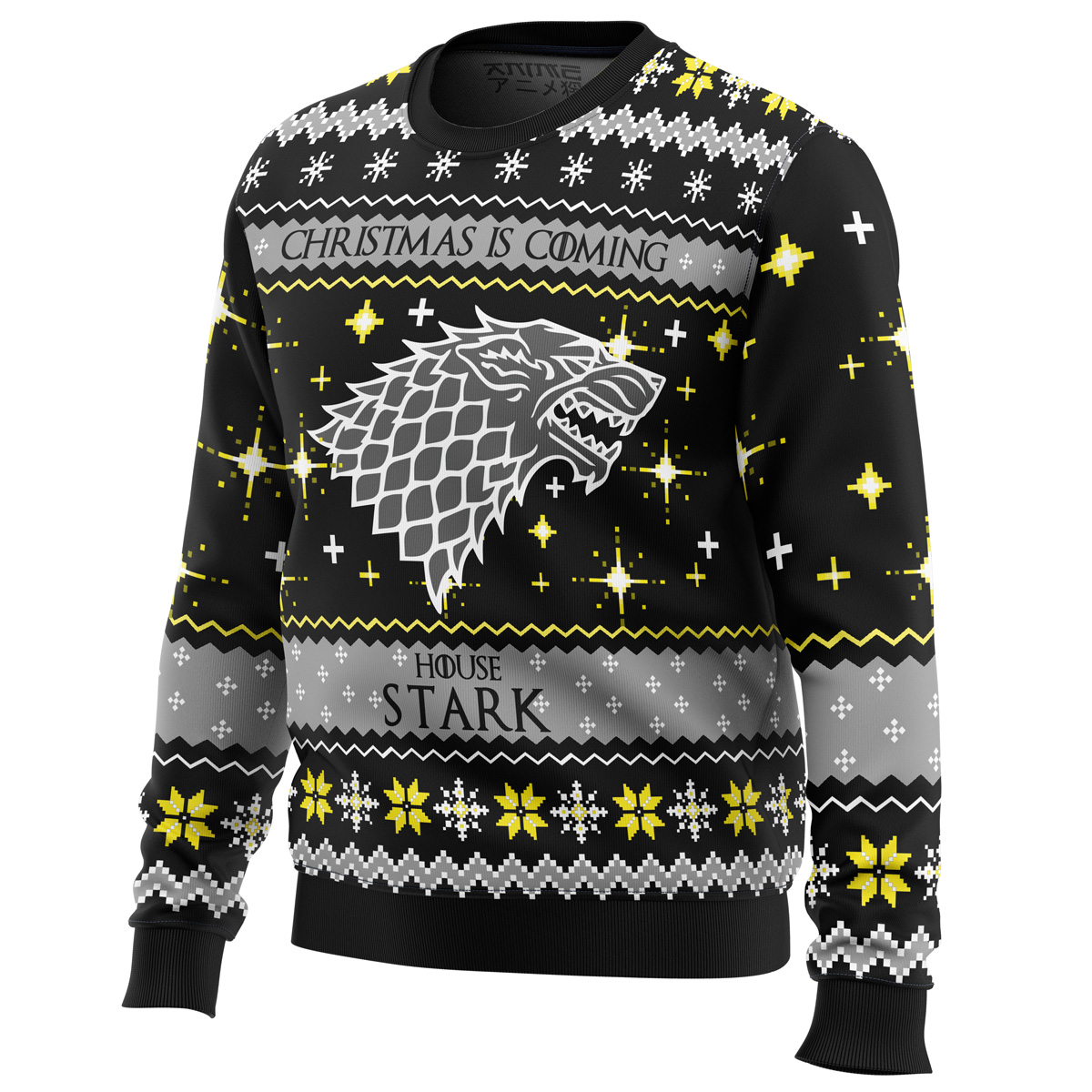 Game of Thrones House Stark Ugly Christmas Sweater- Best Christmas Gifts 2023