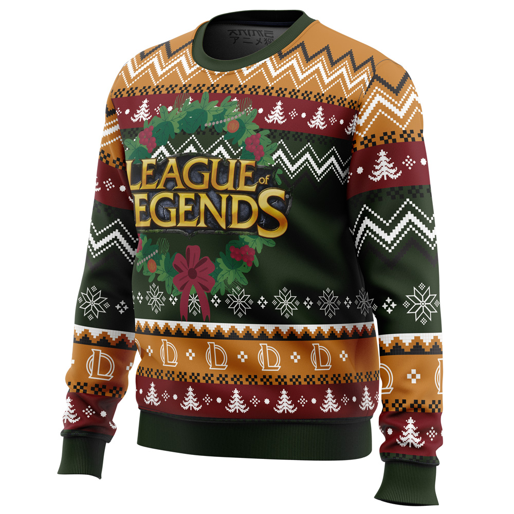 Game on Christmas League of Legends Ugly Christmas Sweater- Best Christmas Gifts 2023