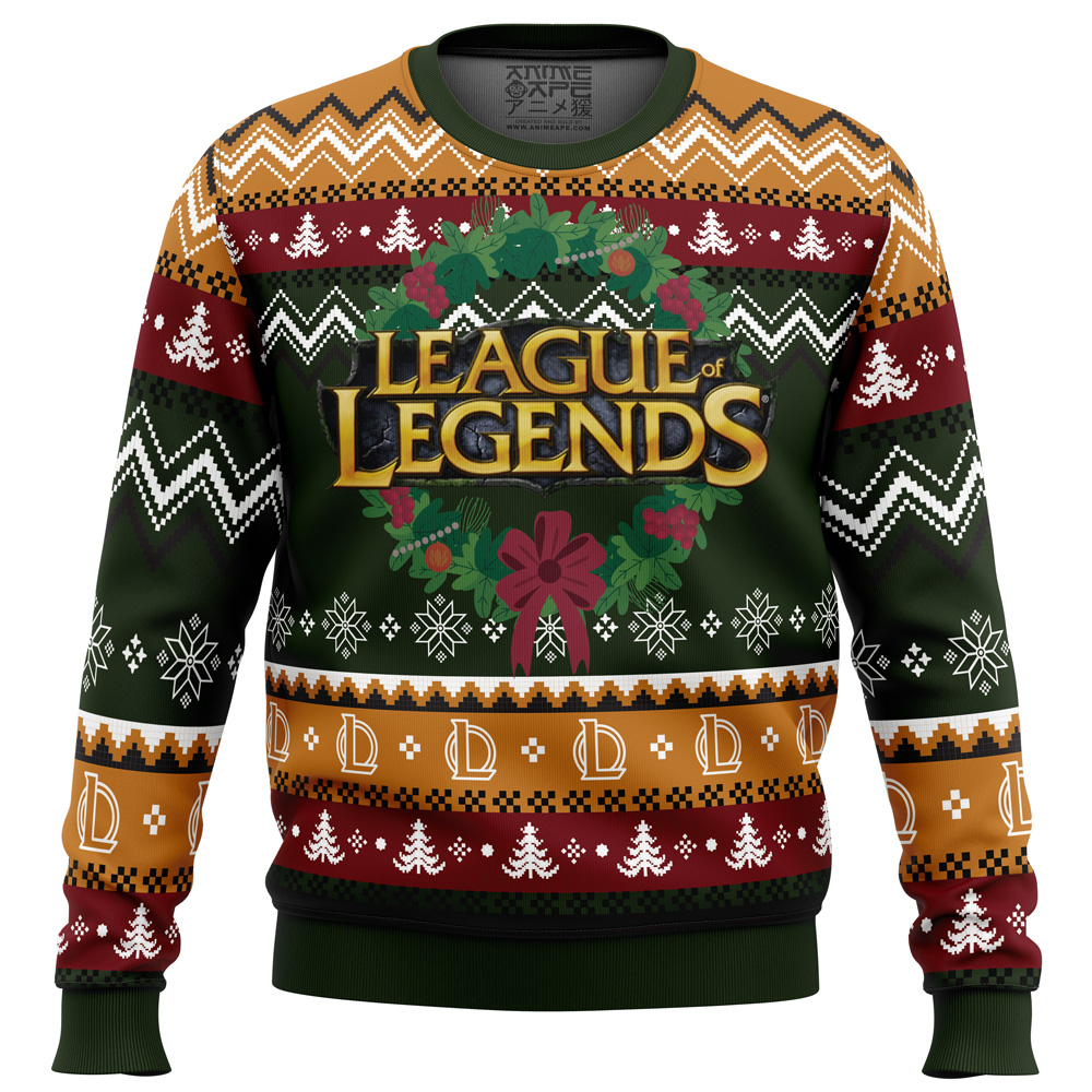 Game on Christmas League of Legends Ugly Christmas Sweater- Best Christmas Gifts 2023