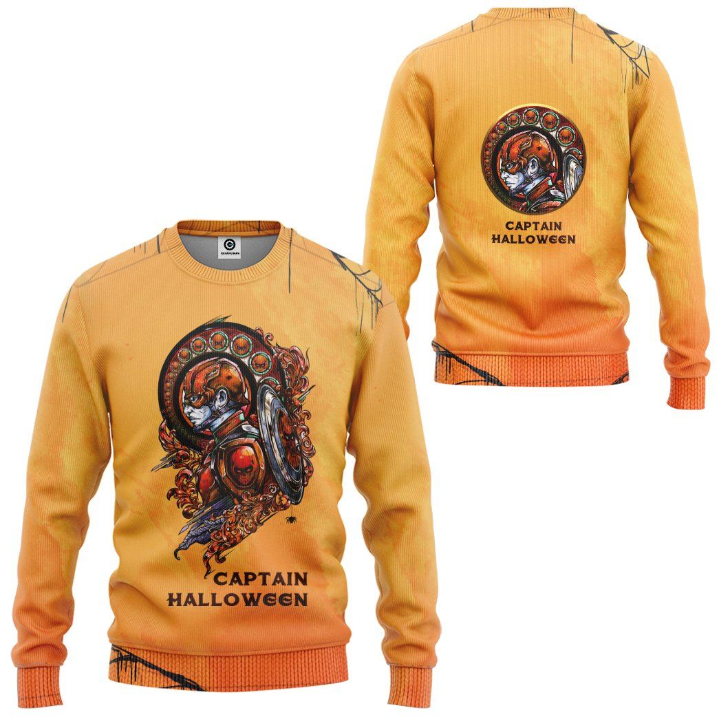 Captain Halloween Custom Sweatshirt Apparel- Best Christmas Gifts 2023