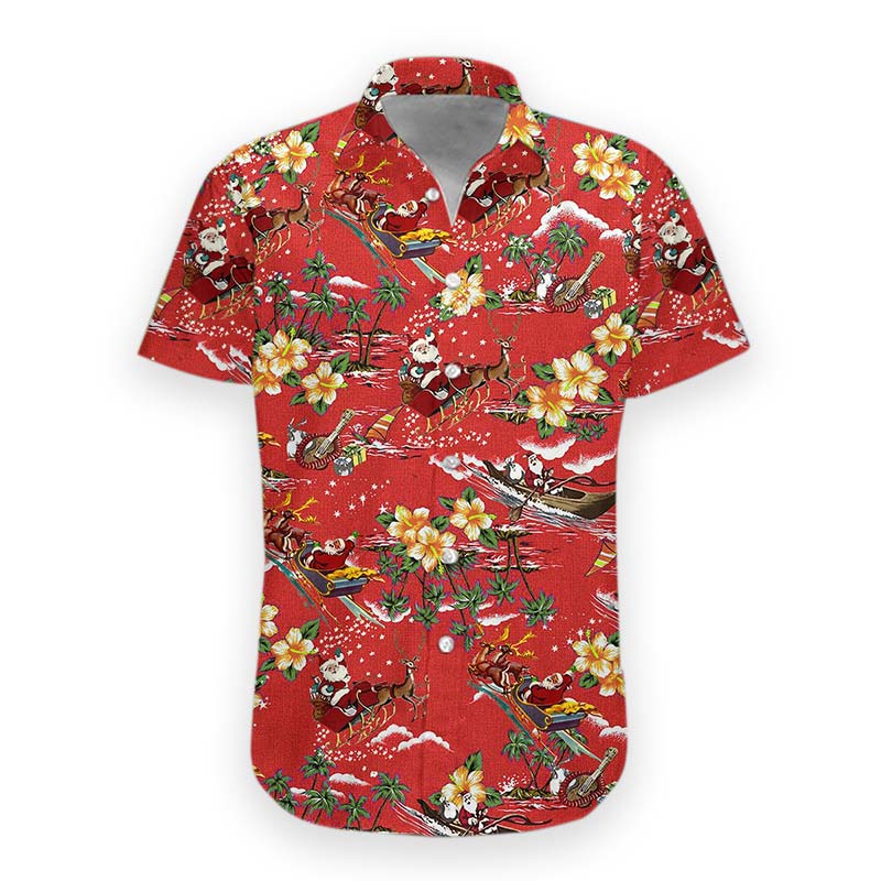 Christmas Santa Hawaii Shirt- Best Christmas Gifts 2023