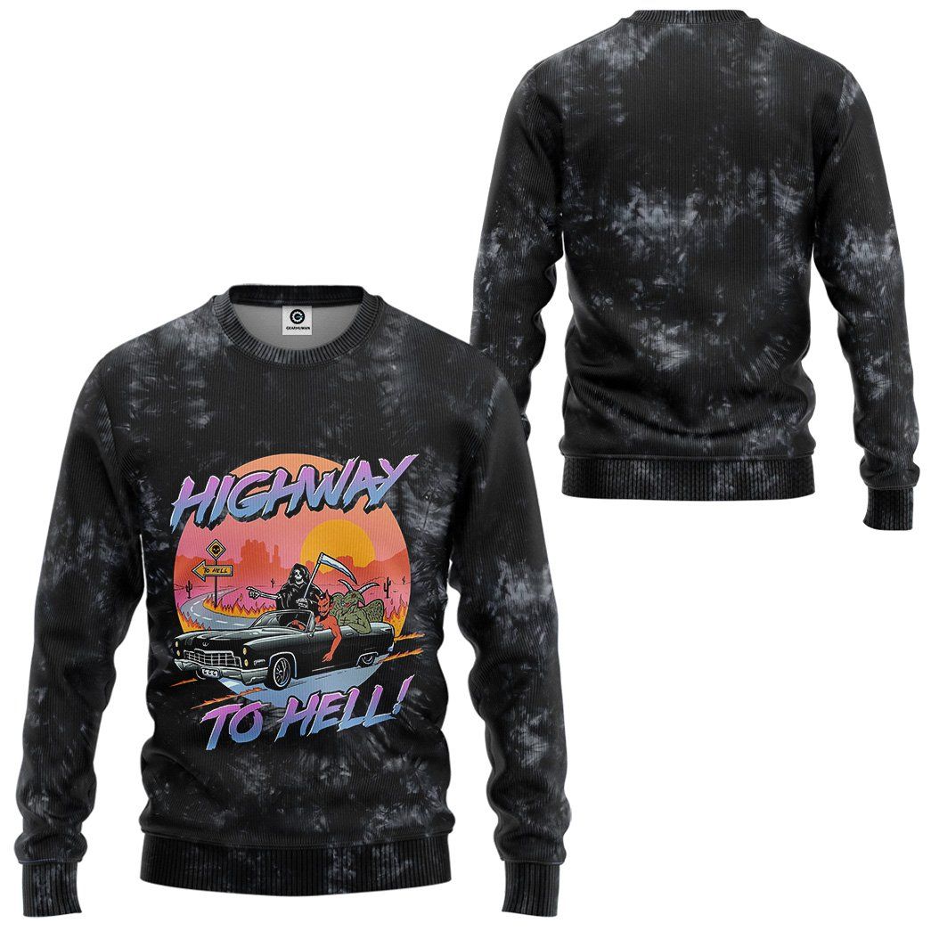 Highway To Hell Custom Sweatshirt Apparel- Best Christmas Gifts 2023