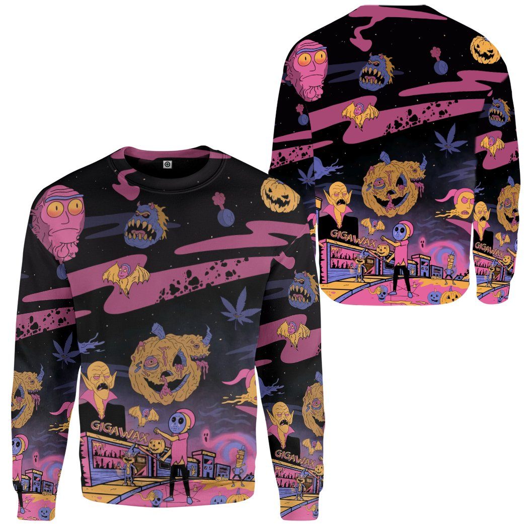 Rick&Morty Halloween Custom Sweatshirt Apparel- Best Christmas Gifts 2023