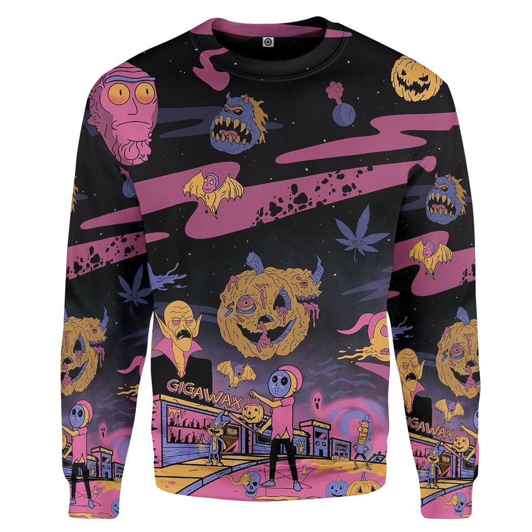 Rick&Morty Halloween Custom Sweatshirt Apparel- Best Christmas Gifts 2023