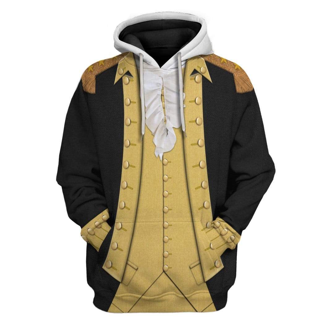 Gearhumans Hoodie Custom George Washington T-shirt – Hoodies – Sweater Apparel- Best Christmas Gifts 2023