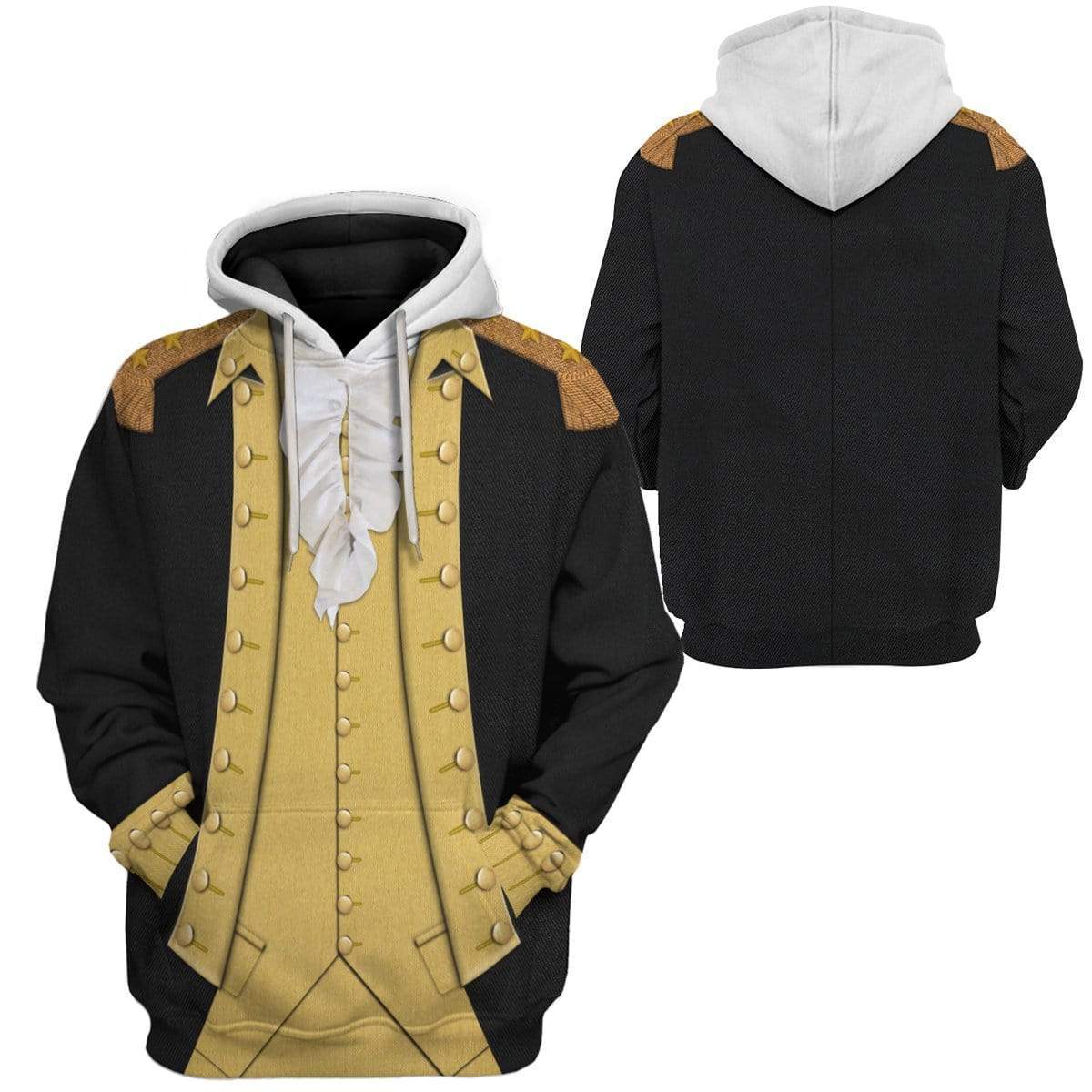 Gearhumans Hoodie Custom George Washington T-shirt – Hoodies – Sweater Apparel- Best Christmas Gifts 2023