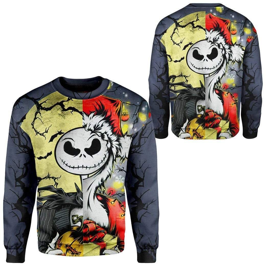 Jack Skellington Halloween Grinch Apparel- Best Christmas Gifts 2023