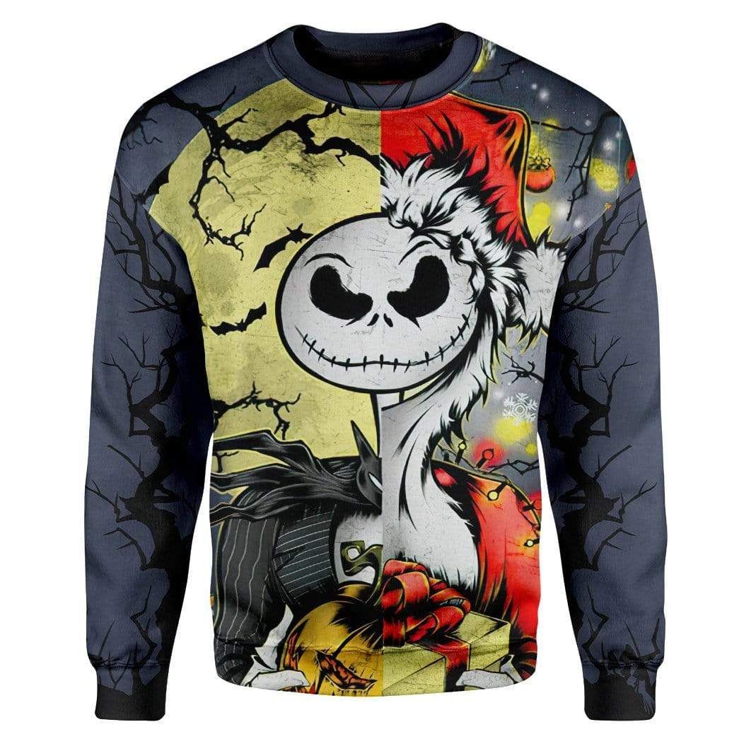 Jack Skellington Halloween Grinch Apparel- Best Christmas Gifts 2023