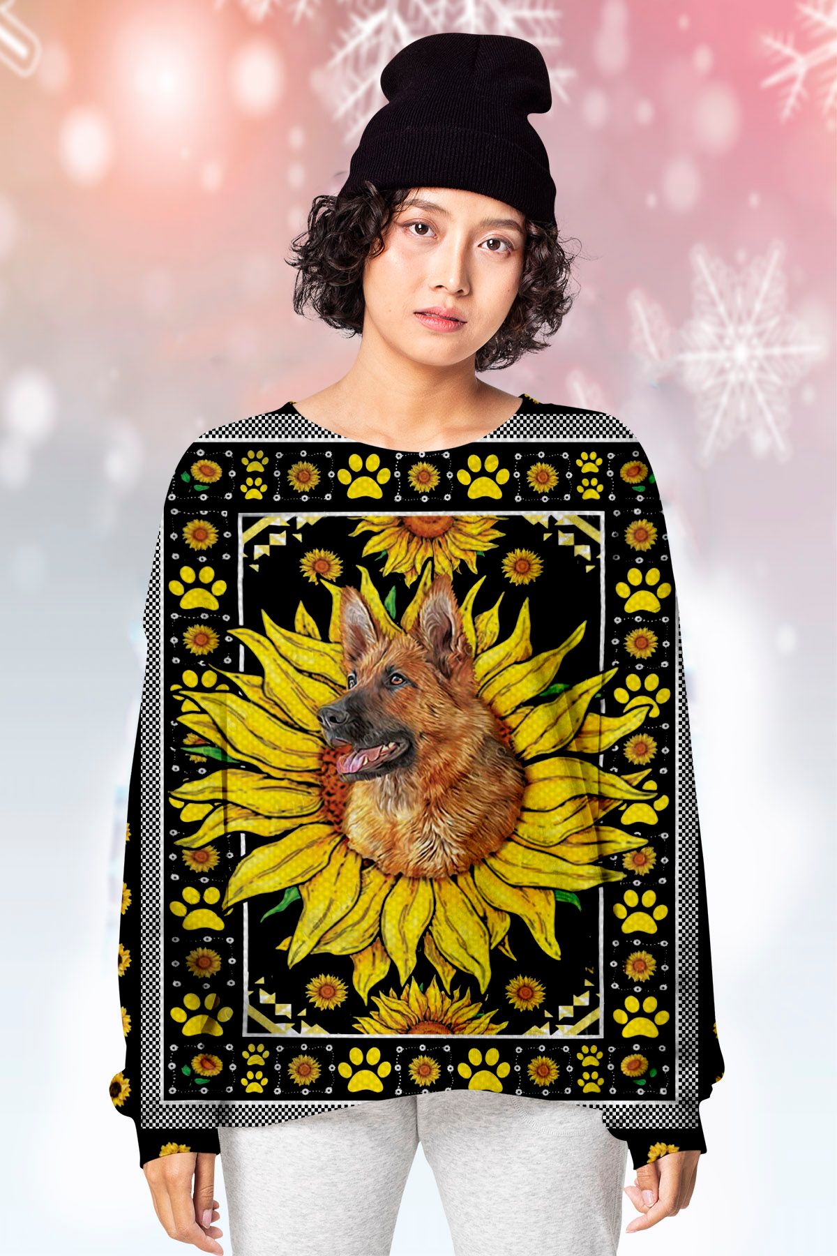 German ShepherdLTTJ Ugly Christmas Sweater- Best Christmas Gifts 2023