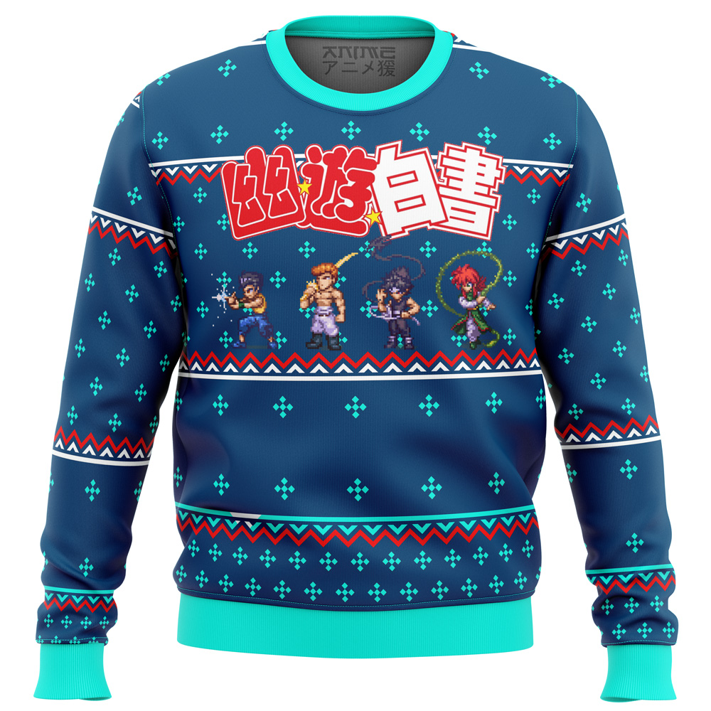 Ghost Fighter yuyu hakusho Ugly Christmas Sweater- Best Christmas Gifts 2023