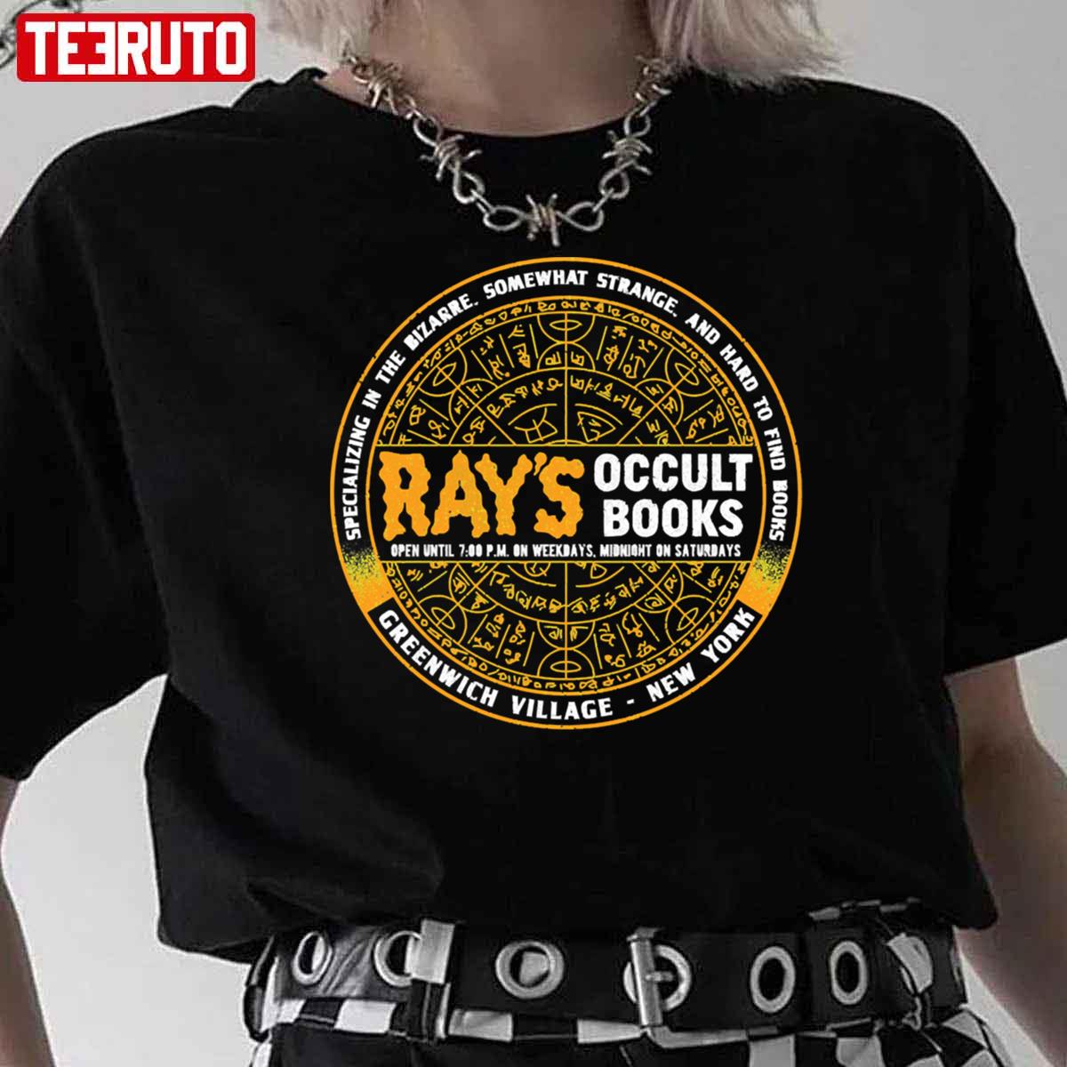 Ghostbusters Ray’s Occult Books Unisex T-Shirt