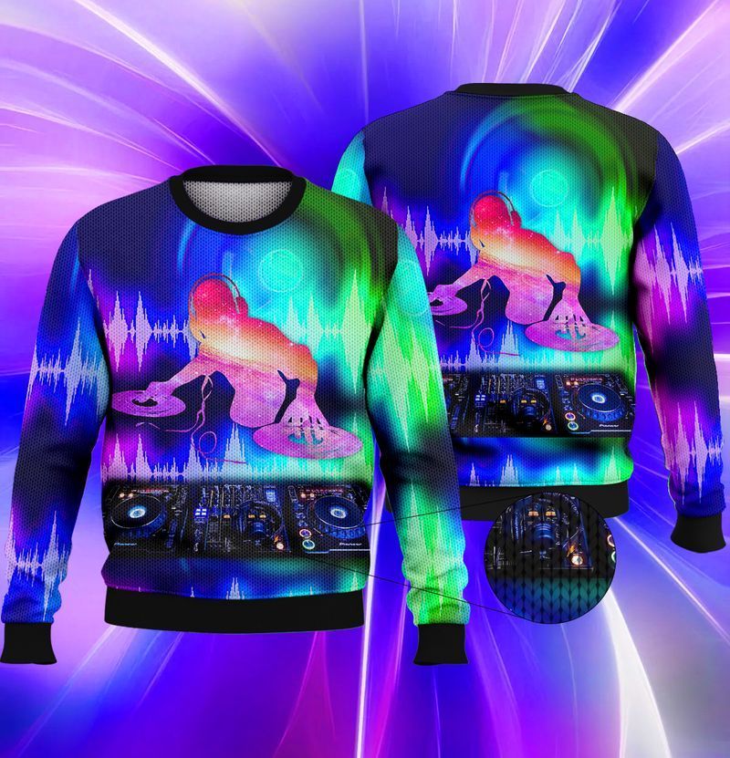 Gift For Dj Lover Ugly Christmas Sweater- Best Christmas Gifts 2023